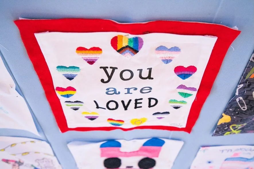 ❤️🏳️&zwj;⚧️THANK YOU to everyone who joined Equality Arlington and the Arlington Community Foundation on Saturday to stitch together the Arlington Trans Youth Quilt! We are so grateful for the overwhelming community support for this project to lift 