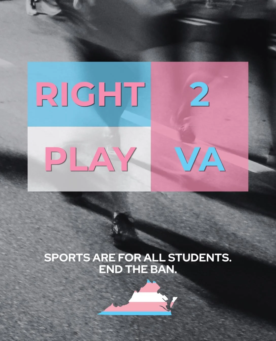 🏳️&zwj;⚧️🚨🏳️&zwj;⚧️Equality Arlington and the Arlington Gender Identity Alliance (AGIA), in coalition with community partners, has launched the &ldquo;Right 2 Play VA&rdquo; campaign to end the ban on trans student athletes! 

🗣️ Sign on to our l