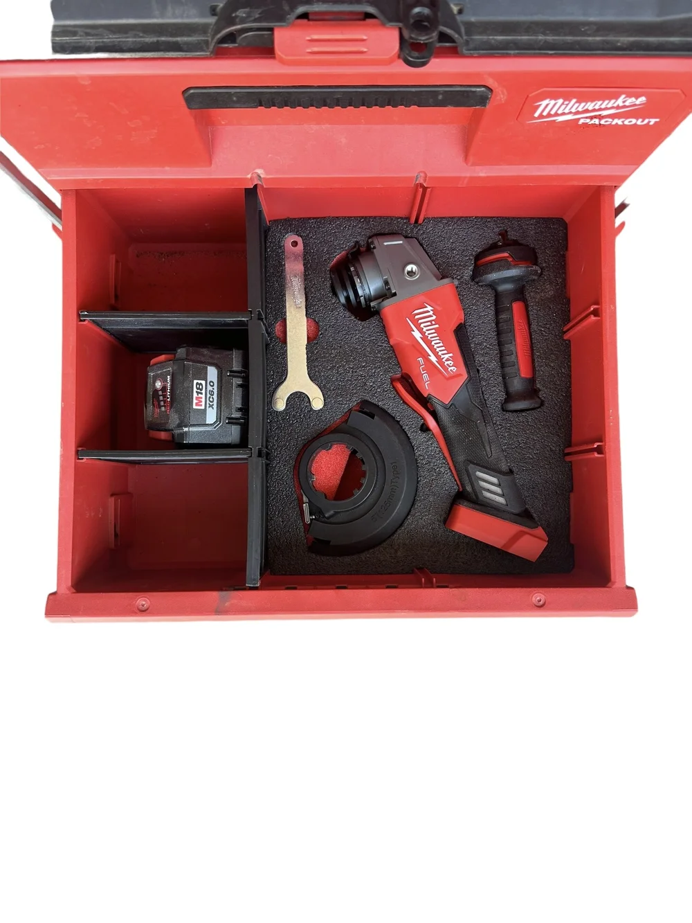 Perfect Fit: M18 Grinder 2880-20 Kaizen Foam Insert