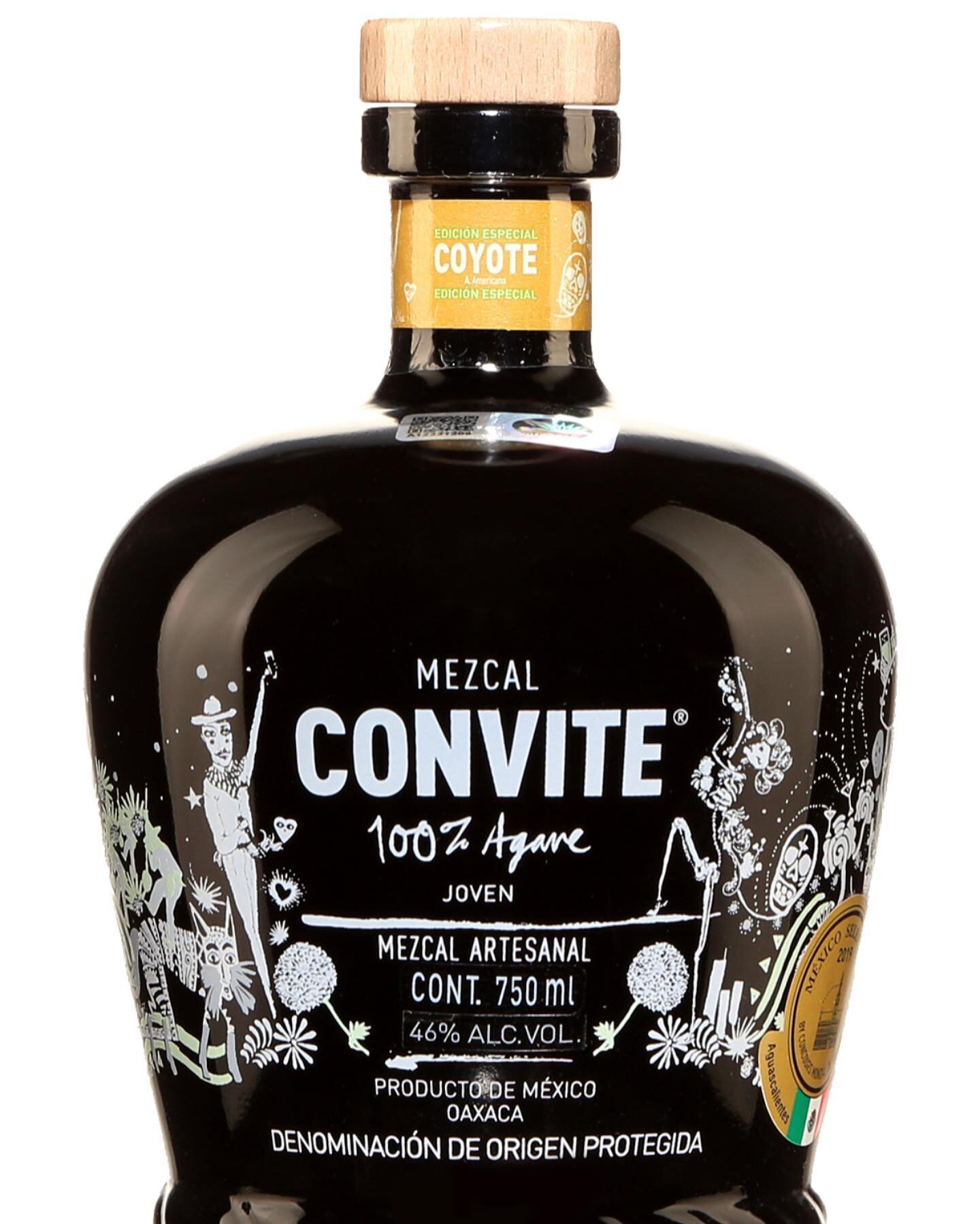 Convite special Edition 
Saq code: 15082213

* 100% wild Coyote agave.
* Elaborated in the traditional way from the finest capon agaves.
* Naturally fermented with spring water.
* Chemical-free and no added flavors.
* Double discontinued distillation