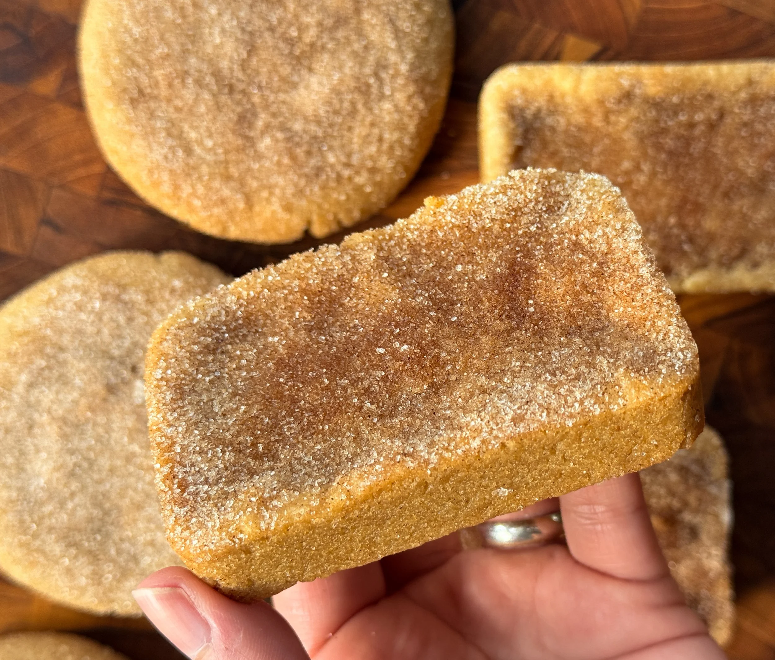 Cinnamon Sugar Buttered Toast Cookie Recipe | Courtney's Cookies and Creations Recipes
