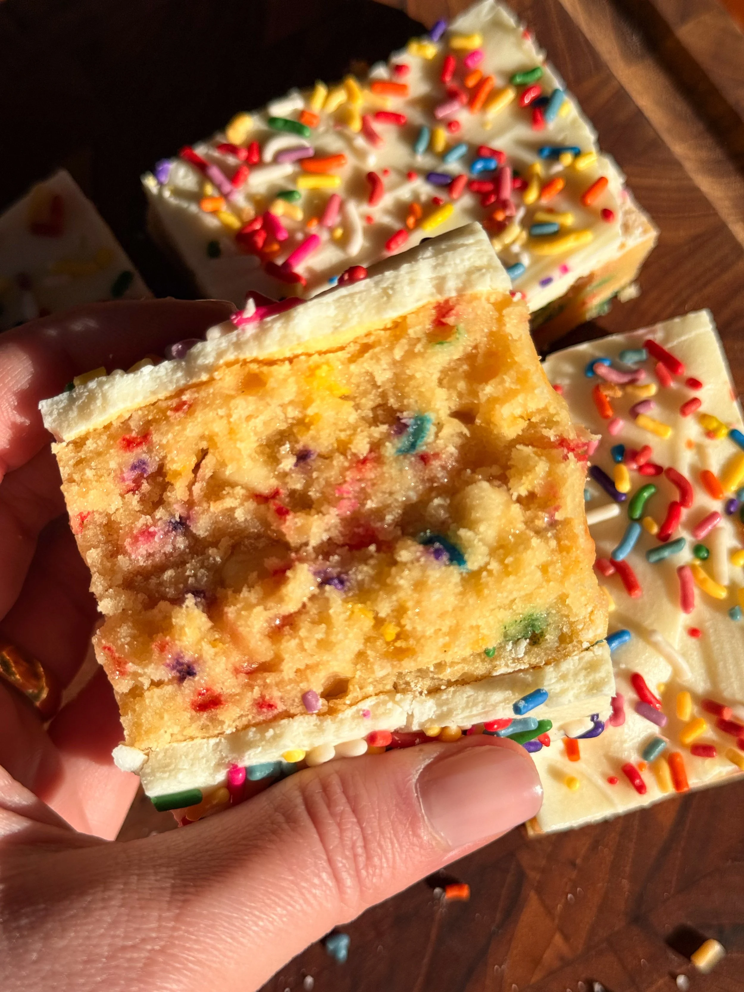 Birthday Bash Blondies Recipe | Courtney's Cookies and Creations Recipes