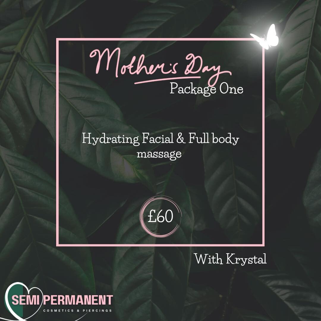 The perfect Mothers Day gift has landed at the salon - early! 😝 

Krystal is offering the most amazing, relaxing, hydrating facial with a full body massage. You will be so relaxed you will be staggering out of the salon 😅 

Gift Vouchers available 