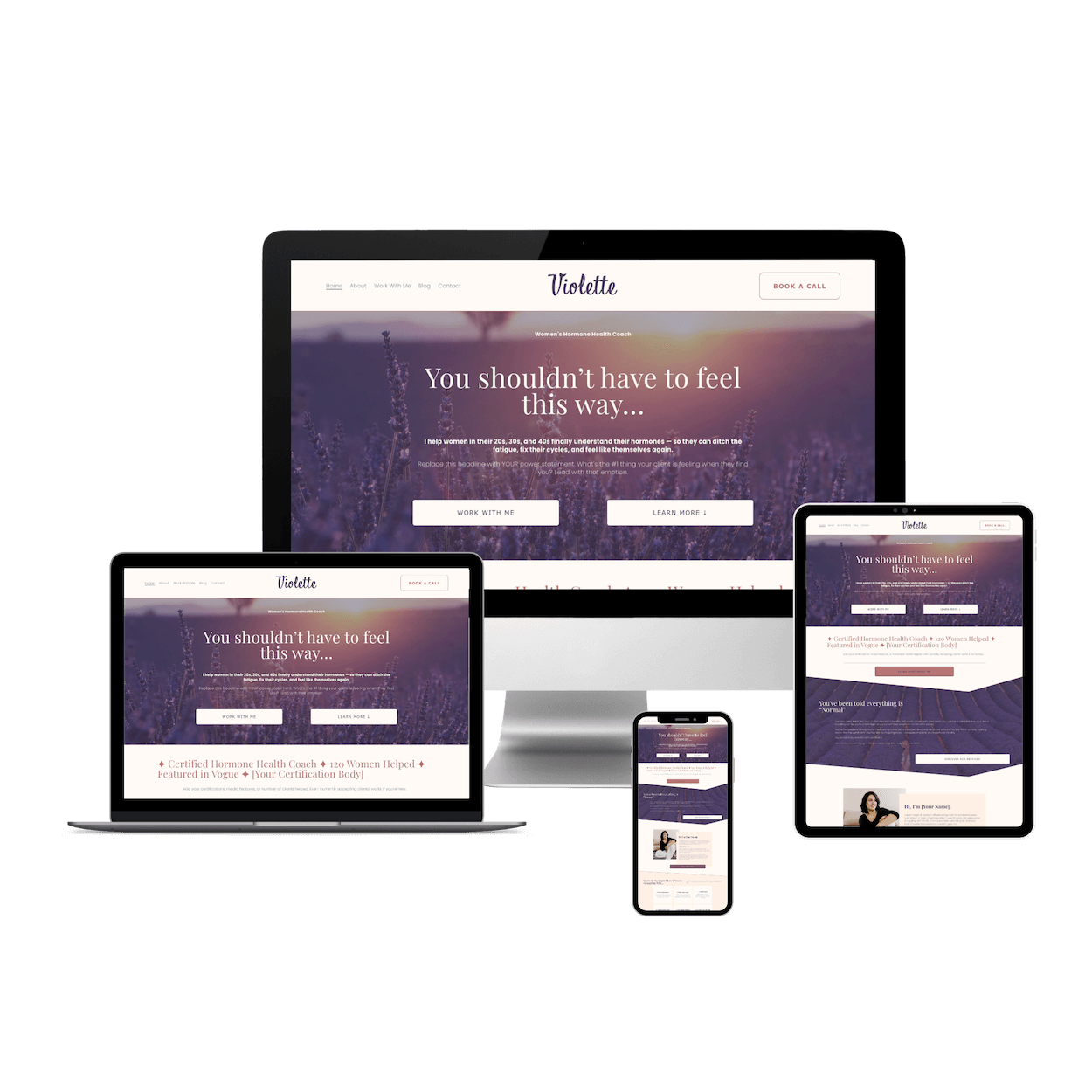 Violette Squarespace 7.1 Template