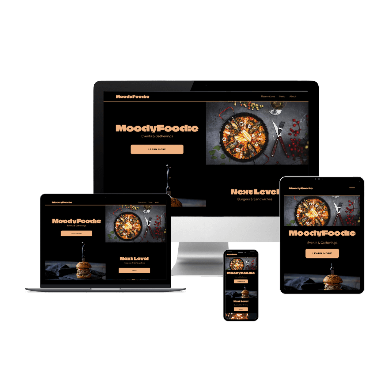 Moody Foodie Squarespace 7.1 Template