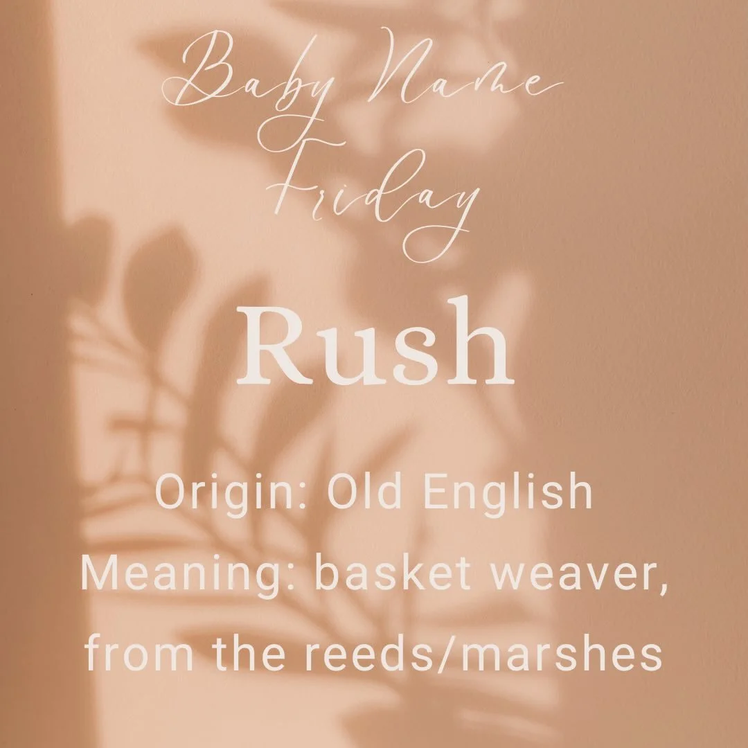 This week one of my kids said he didn&rsquo;t like his name, so I asked him what he wished he&rsquo;d been called. He thought for a minute and then said &ldquo;I like Rush&rdquo;. (Absolutely zero idea where that came from).
I wasn&rsquo;t sure it wa