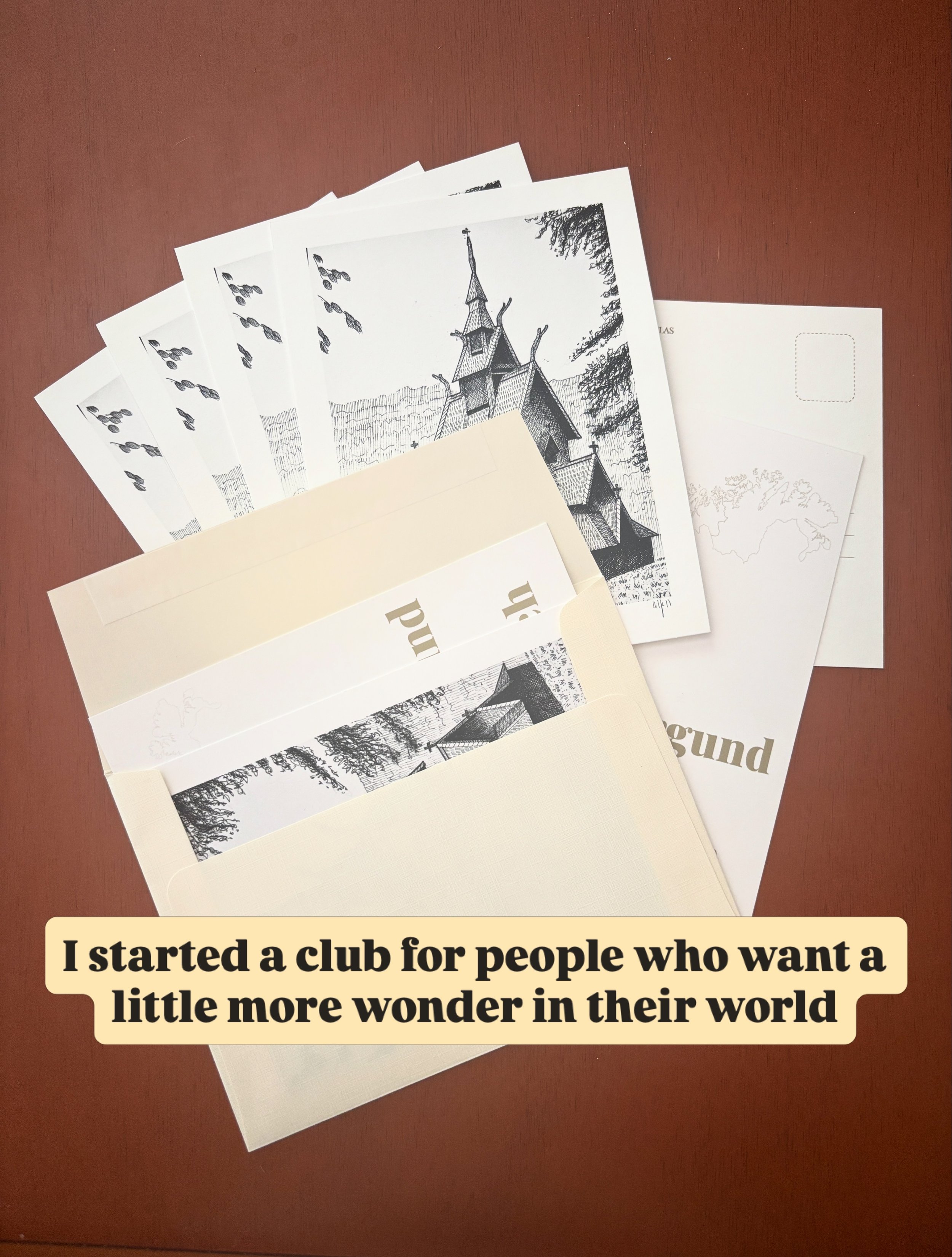 I started the Places of Wonder Mail Club as a way to share moments of wonder with you. 

I hope it can be a way to bring back your childlike wonder for the world around you.

I hope you&rsquo;ll join me and invite a little more wonder into your world