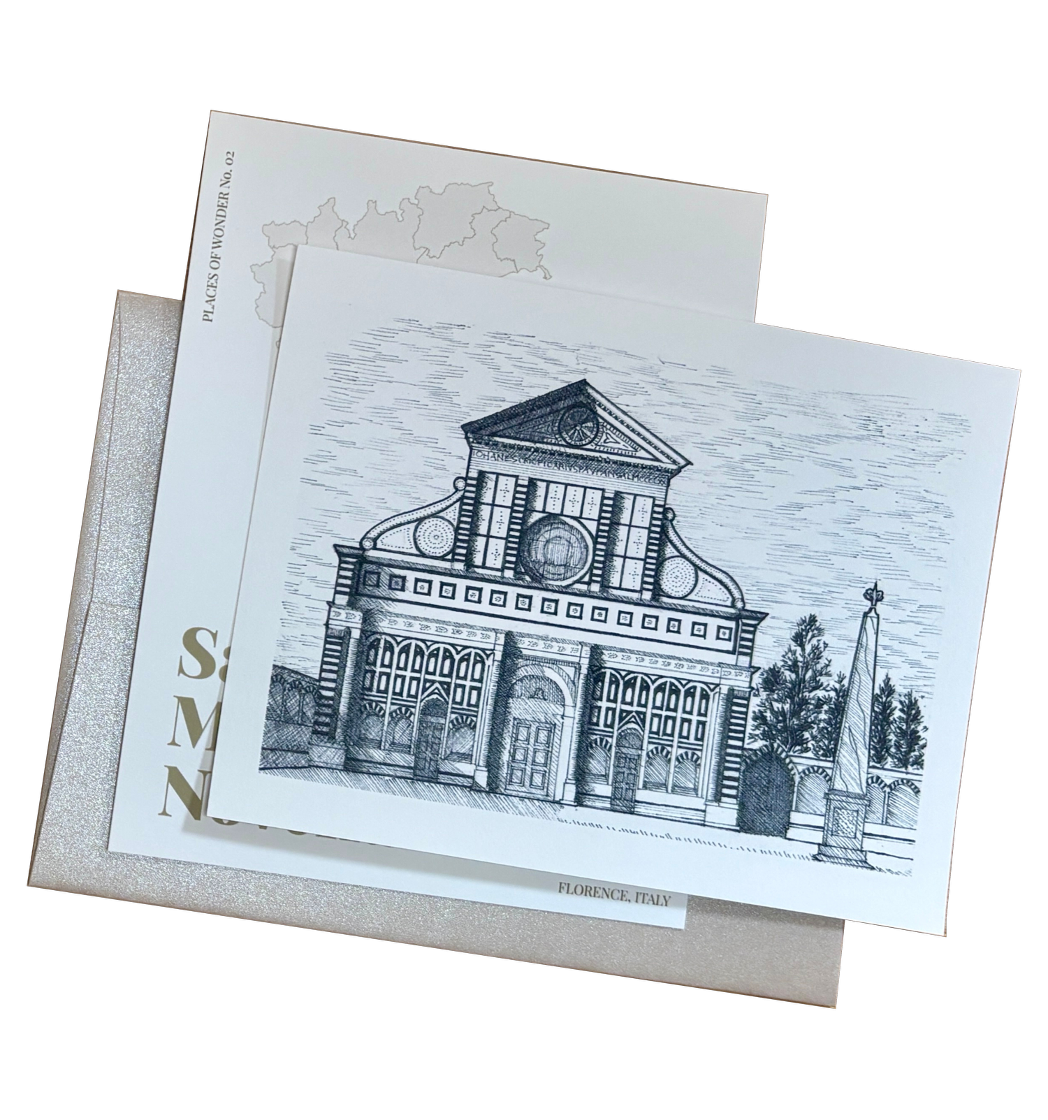 Places of Wonder Mail Club illustrated architecture postcard and story