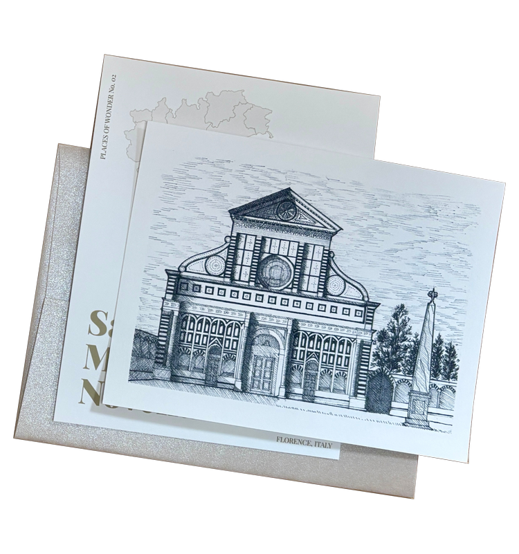 Places of Wonder Mail Club illustrated postcard and story gift