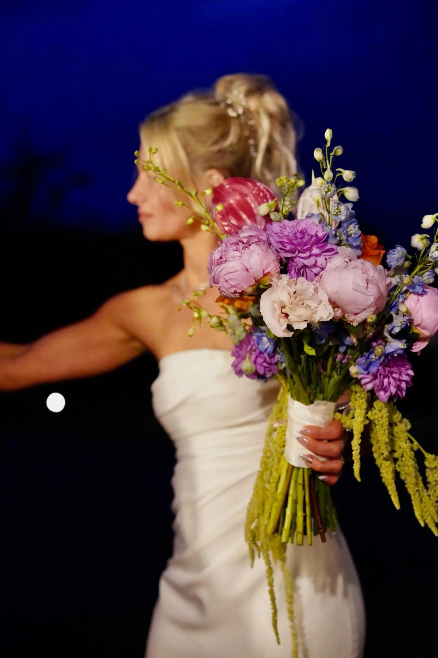 Colourful bridal bouquet Warrawong weddings