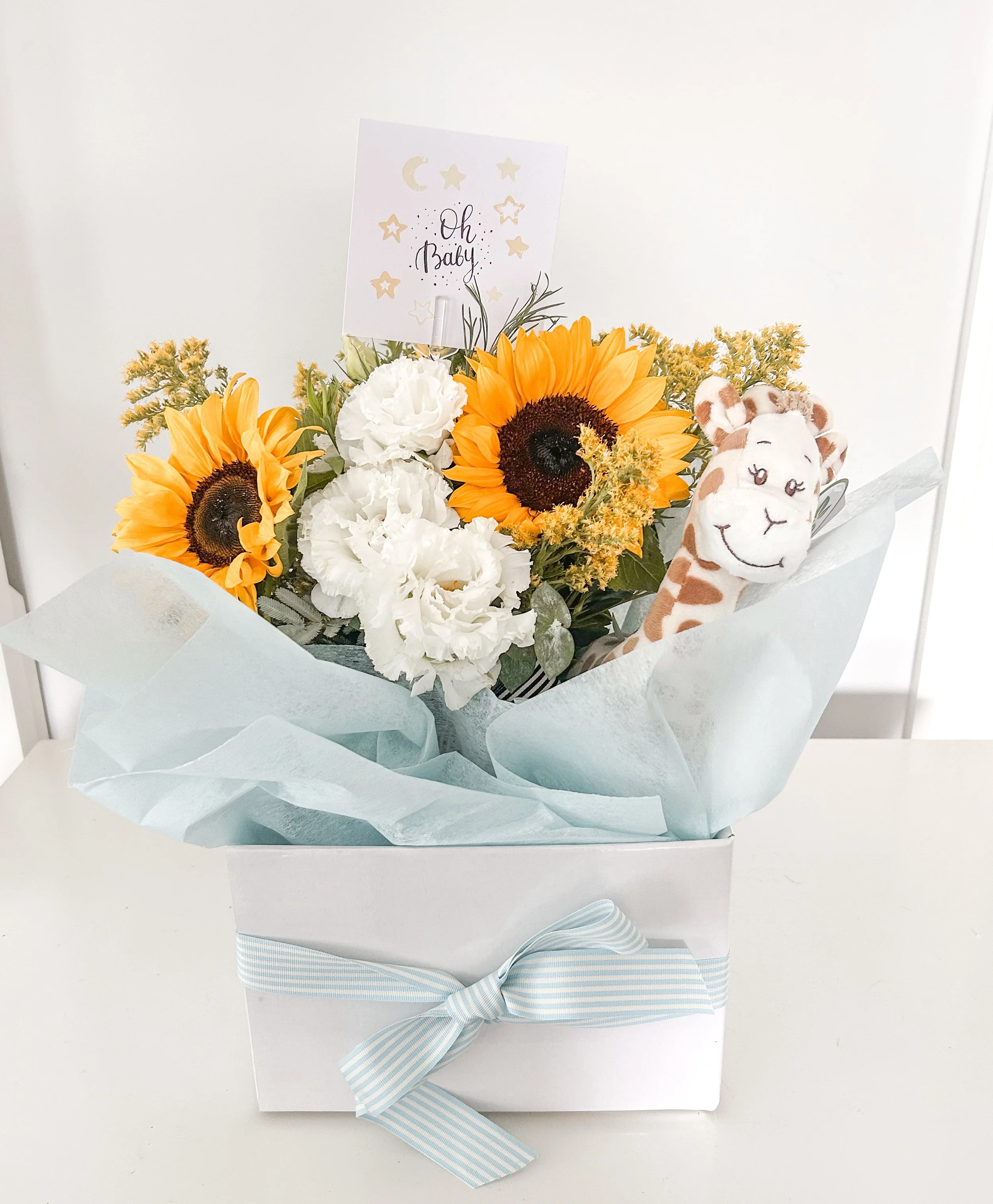 Blossom Vase & Rattle Gift Set