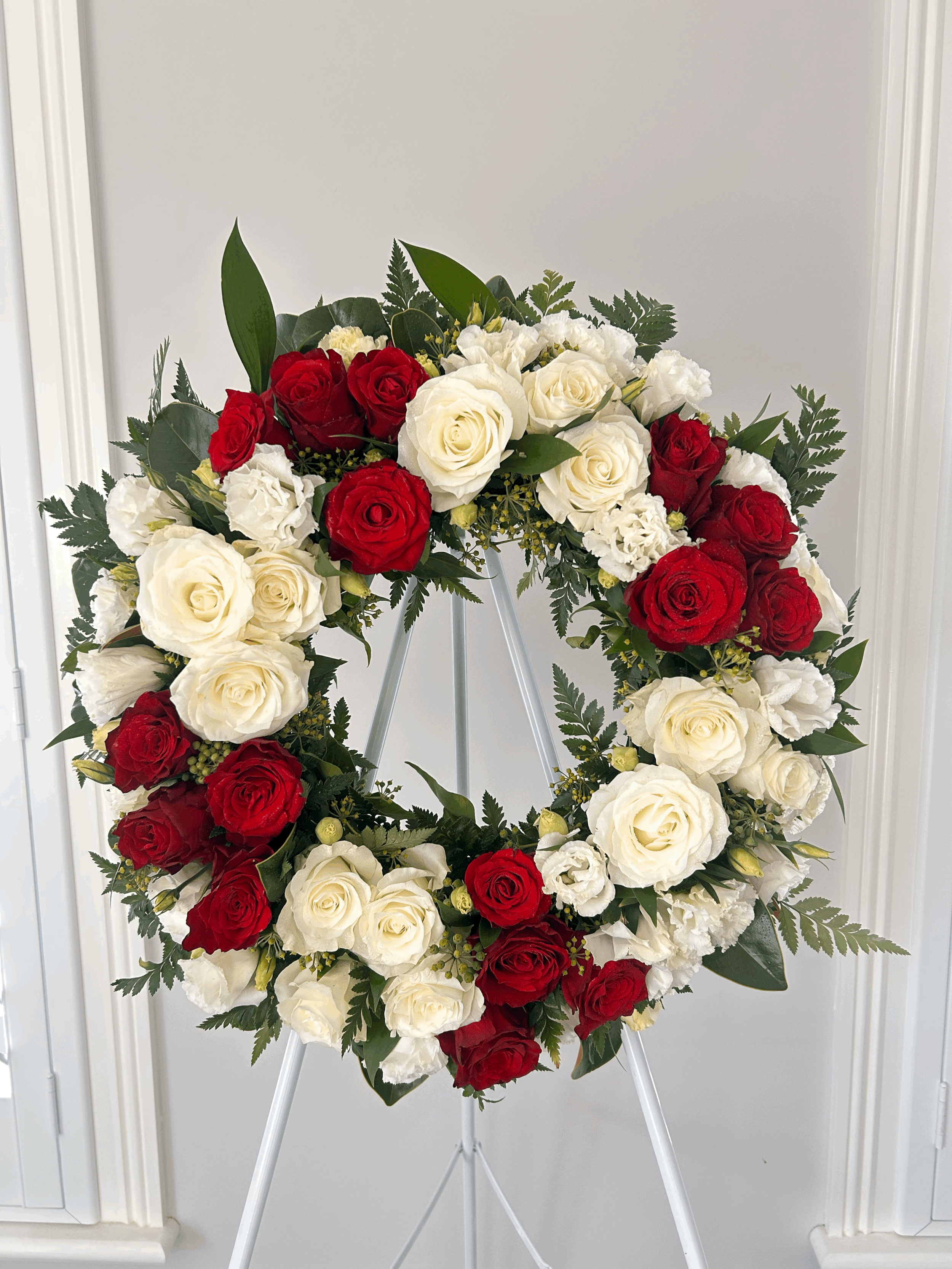 Mixed Flower Sympathy Wreath