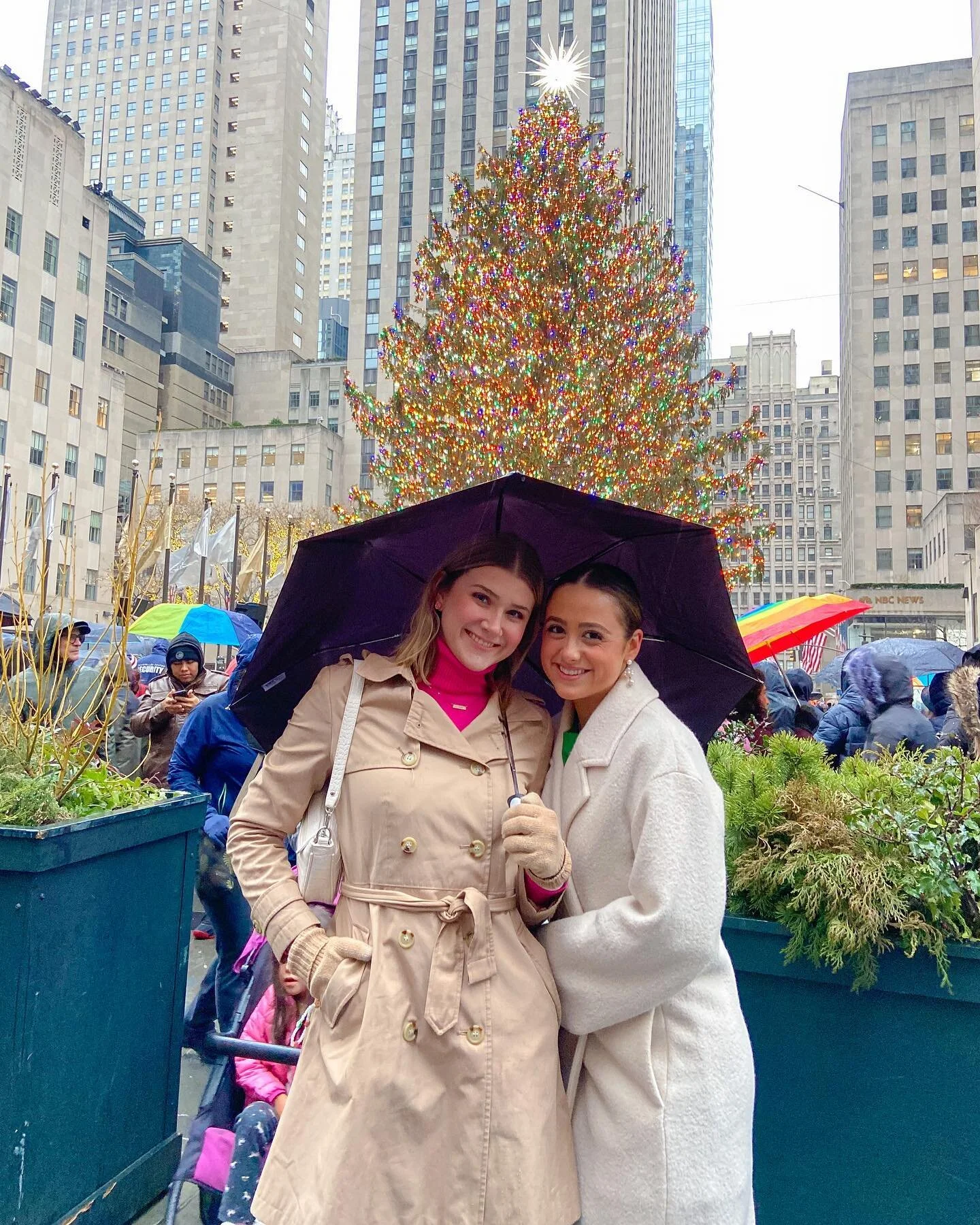 underneath the tree !!🎄