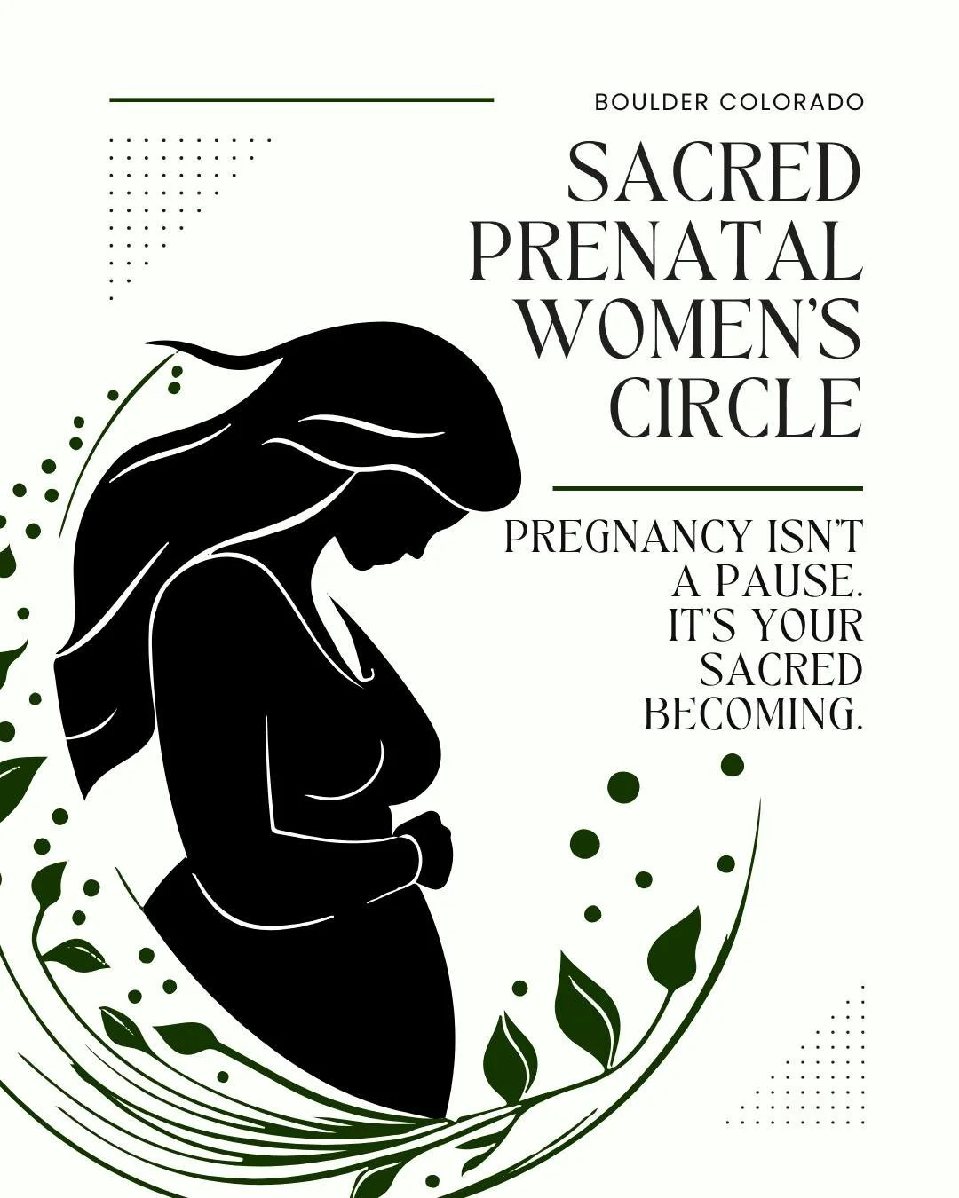 Pregnancy isn&rsquo;t something to get through.
It&rsquo;s a sacred invitation to slow down, listen inward, and allow yourself to be transformed. 🌿

This November &amp; December, Crista de la Garza and I are co-creating a warm, nurturing space for b