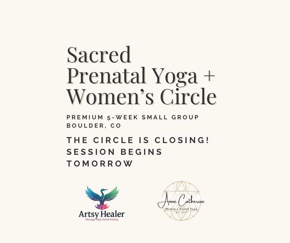 ✨ This Thursday we begin &mdash; claim your place in the circle.
Our Sacred Prenatal Women&rsquo;s Circle opens this week at Mandala Integrative Medicine, 5:00&ndash;6:30pm, and it&rsquo;s designed to support you through every layer of pregnancy.
Eac
