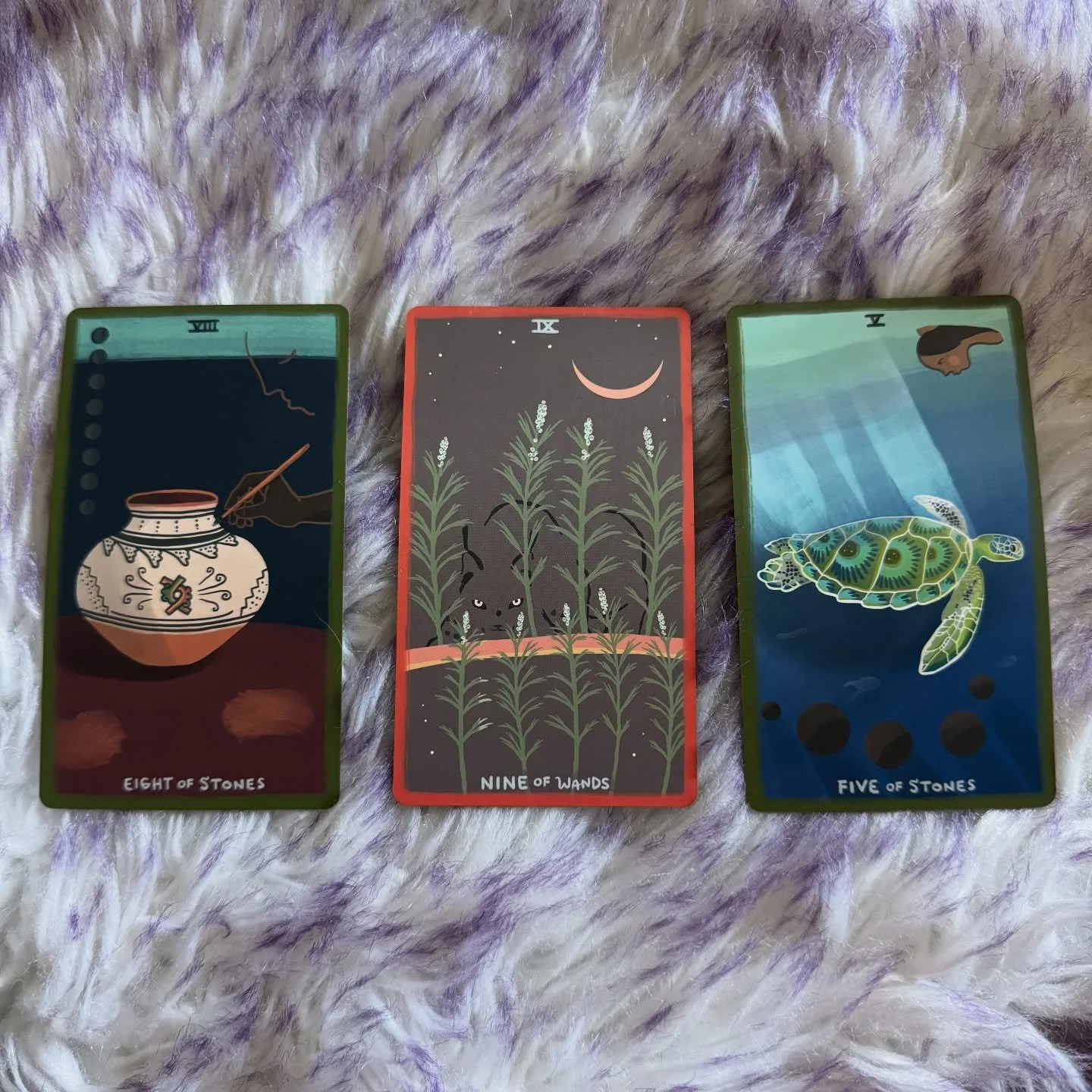 ✨ Tonight&rsquo;s Gentle Tarot Reveals ✨
Thank you for pausing, breathing, and choosing a heart.
Here&rsquo;s the message that came forward for you:

💗 Left &mdash; Eight of Stones
A season of steady devotion.
You&rsquo;re building something meaning