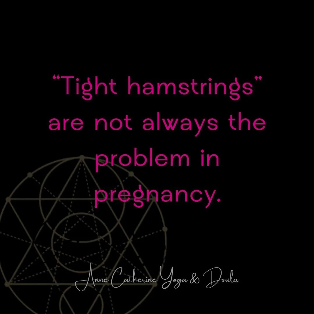 One of the most common things I hear:

&ldquo;My hamstrings are so tight &mdash; I just need to stretch more.&rdquo;

Sometimes&hellip; yes.

But often in pregnancy and postpartum?

&ldquo;Tight&rdquo; is protective.

Your body is working overtime to