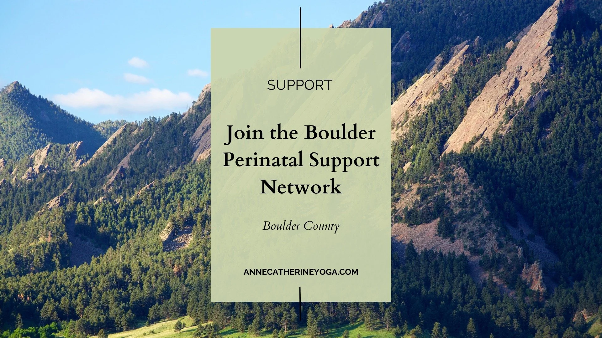 It&rsquo;s been a few years since I last refreshed my local referral list &mdash; and as I step more fully into postpartum doula care, it's time to rebuild it with care.

I&rsquo;m curating an updated Boulder County Perinatal &amp; Family Support Gui