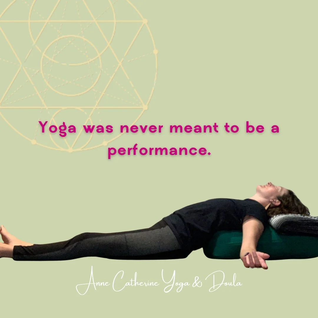 It was meant to help you:
&bull; understand your mind
&bull; live ethically
&bull; feel at home in your body

The poses?
They&rsquo;re just one part.

✨ My classes bring yoga back to what it was always meant to be&mdash;
a practice that supports your