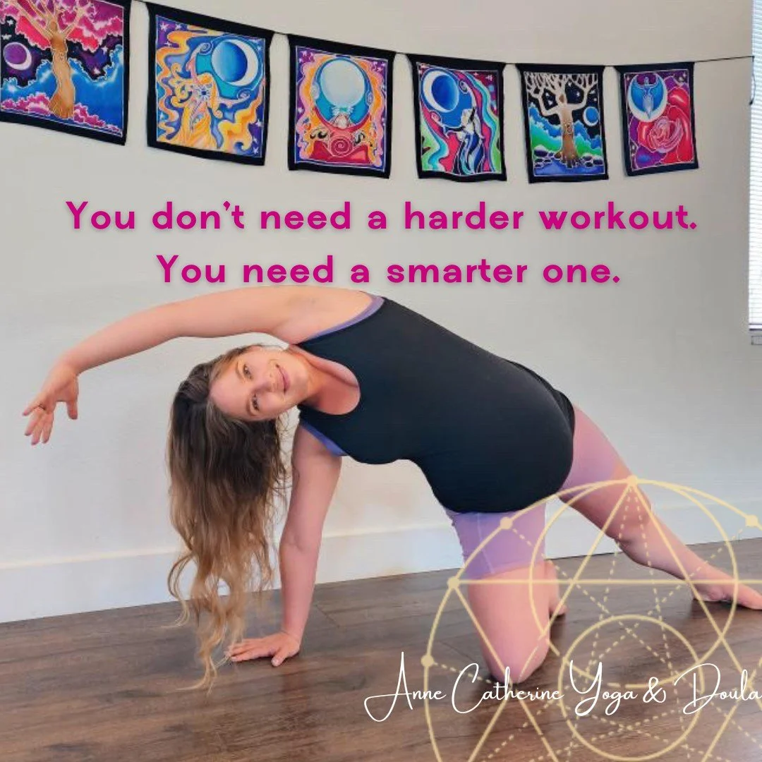 More reps won&rsquo;t fix what isn&rsquo;t coordinated.

If your core, breath, and pelvic floor aren&rsquo;t working together&hellip;
you&rsquo;ll just reinforce the same patterns.

✨ This is where functional yoga changes everything. 

Work smarter. 