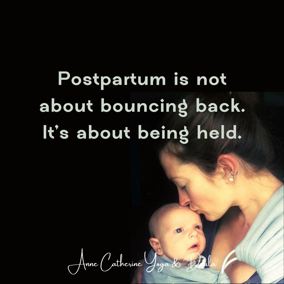 Postpartum was never meant to be a race back to who you were before.

Somewhere along the way, mothers were taught that healing means shrinking, tightening, exercising, producing, and &ldquo;getting back&rdquo; as quickly as possible.

But postpartum