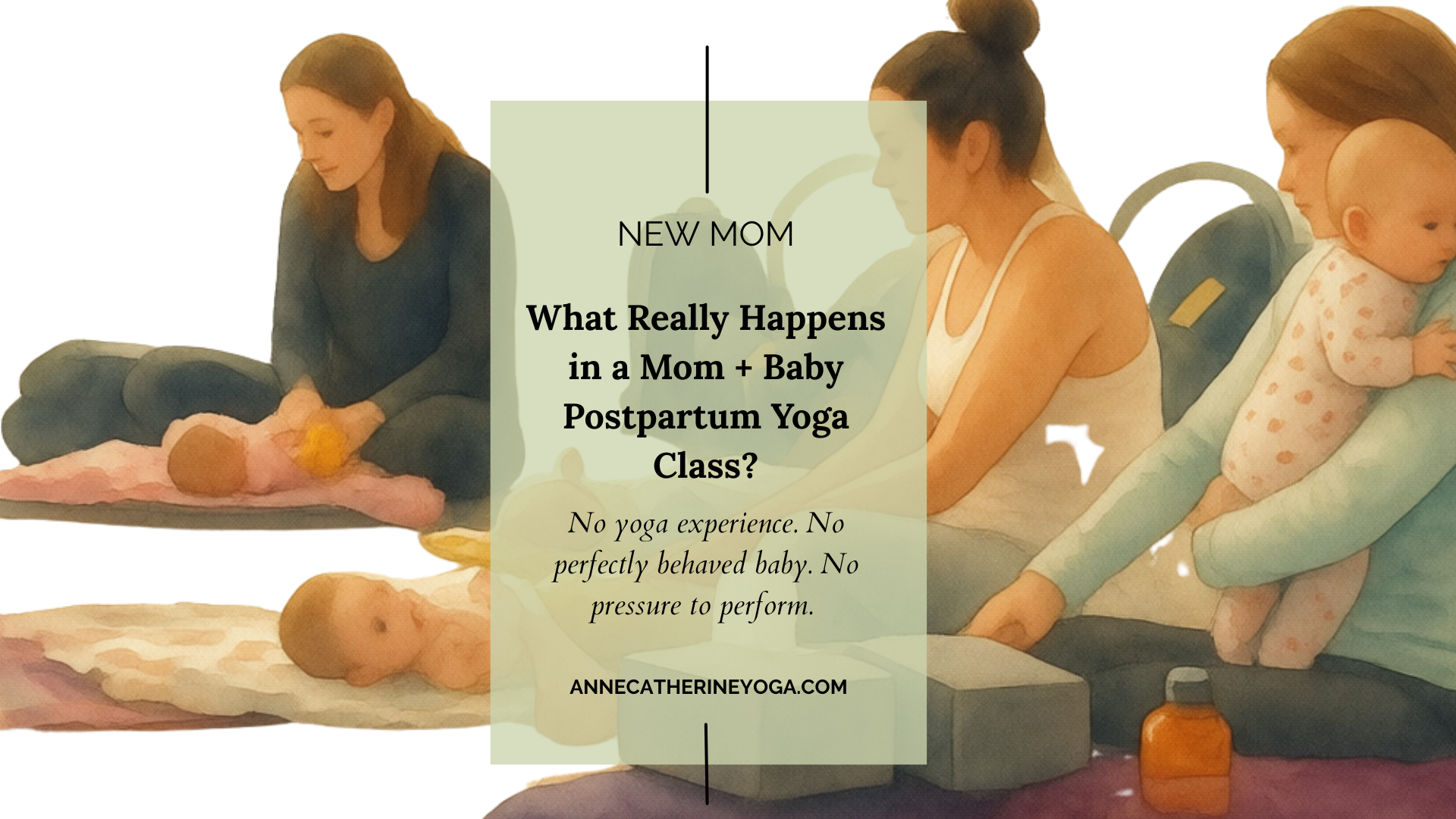 What to Expect in Mom + Baby Postpartum Yoga
