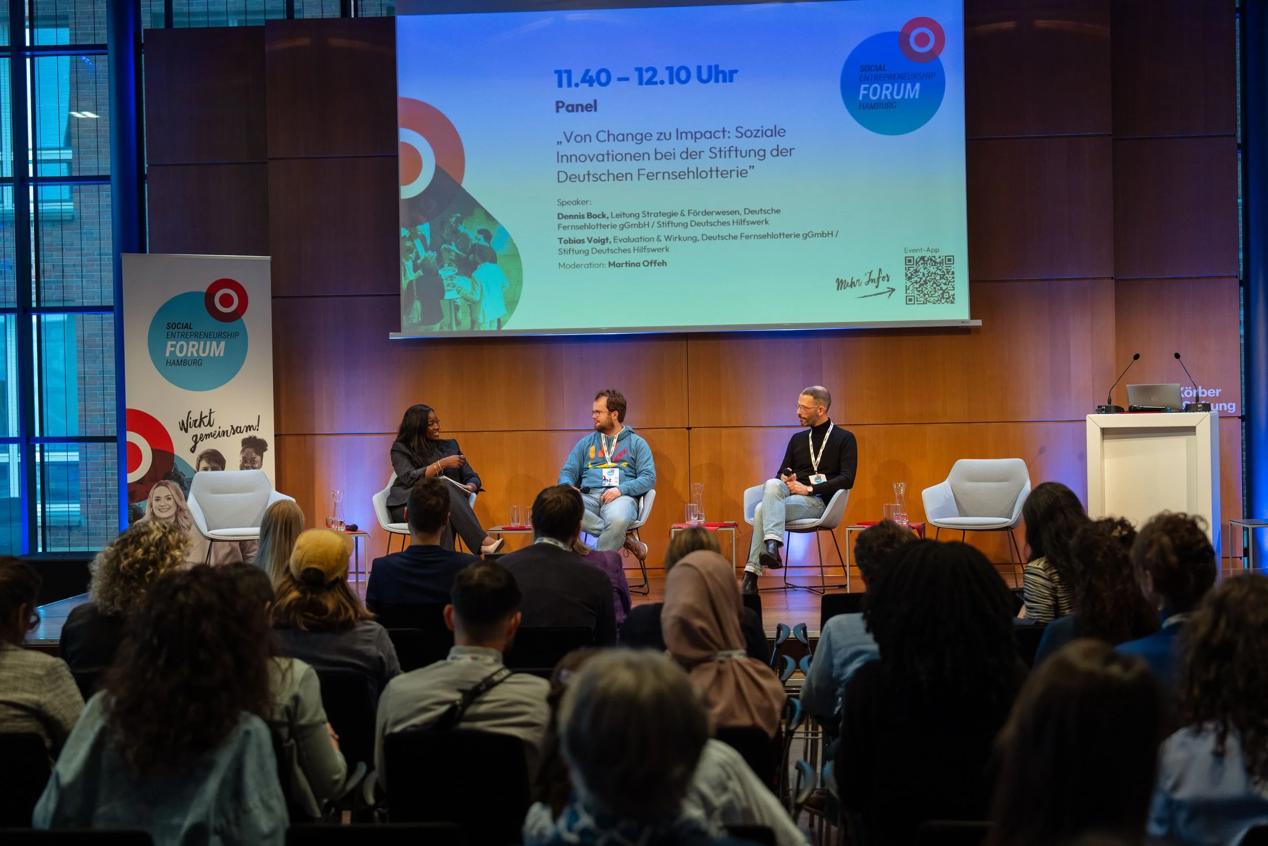 Social Entrepreneurship Forum Hamburg, panel discussion, event moderator