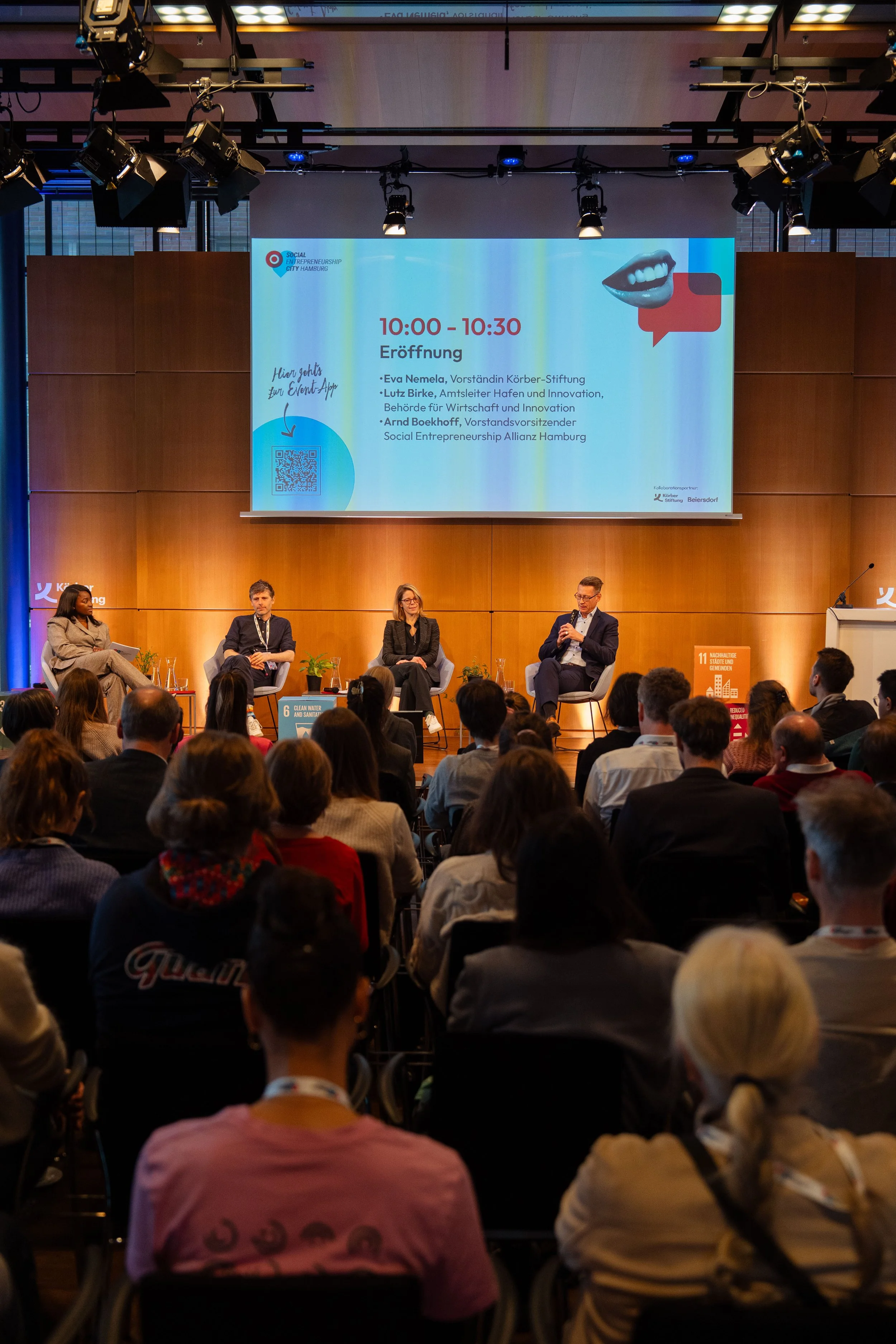 Social Entrepreneurship Forum Hamburg, panel discussion, event audience