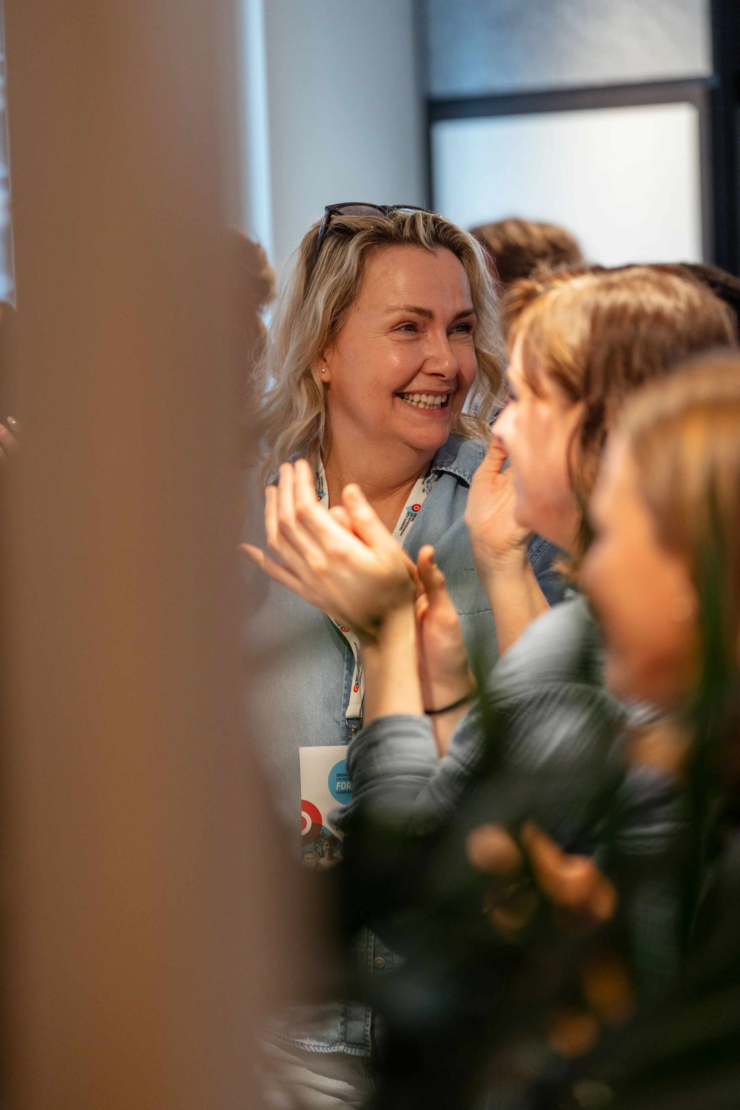 Networking event, business community, Hamburg, Germany