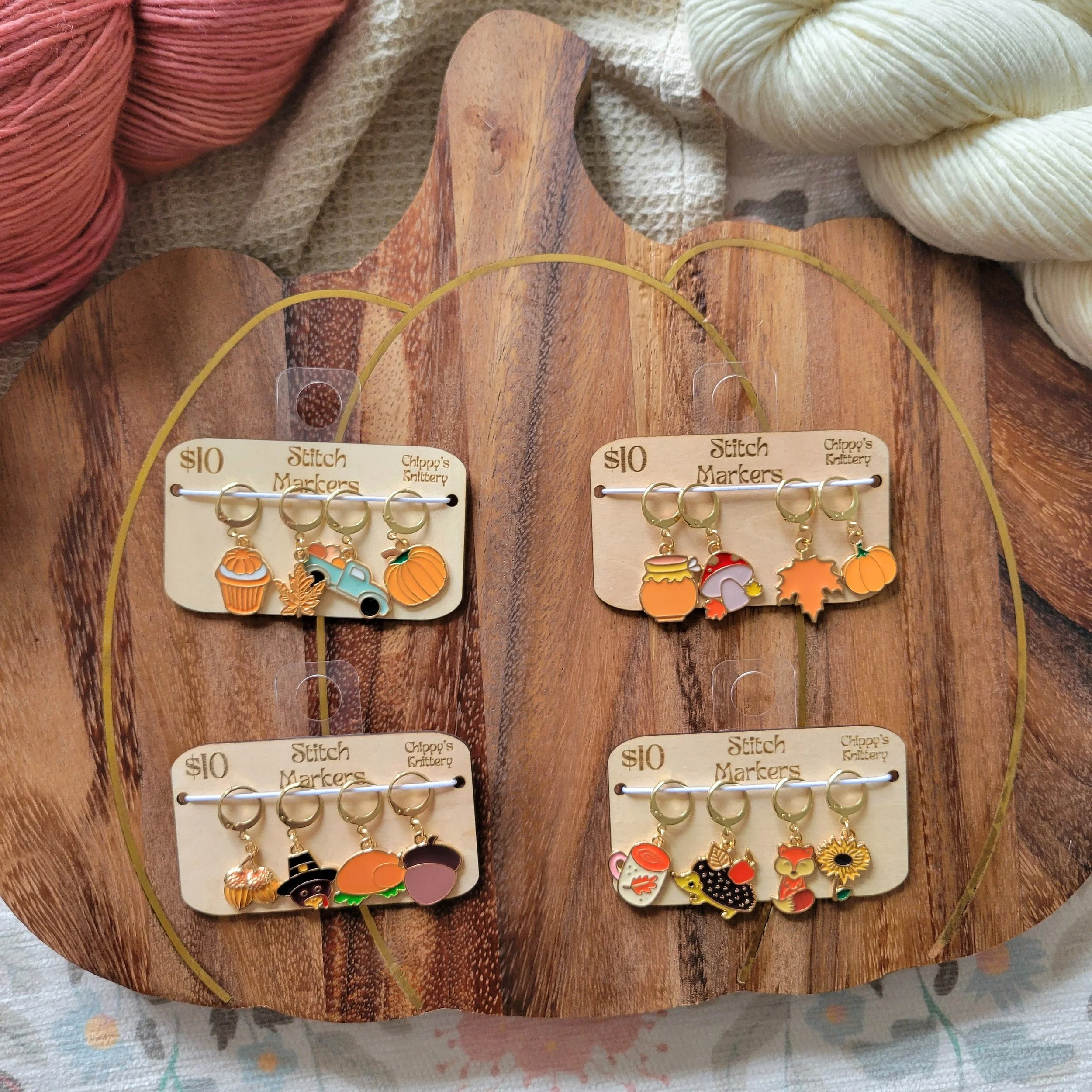 Fall Stitch Markers