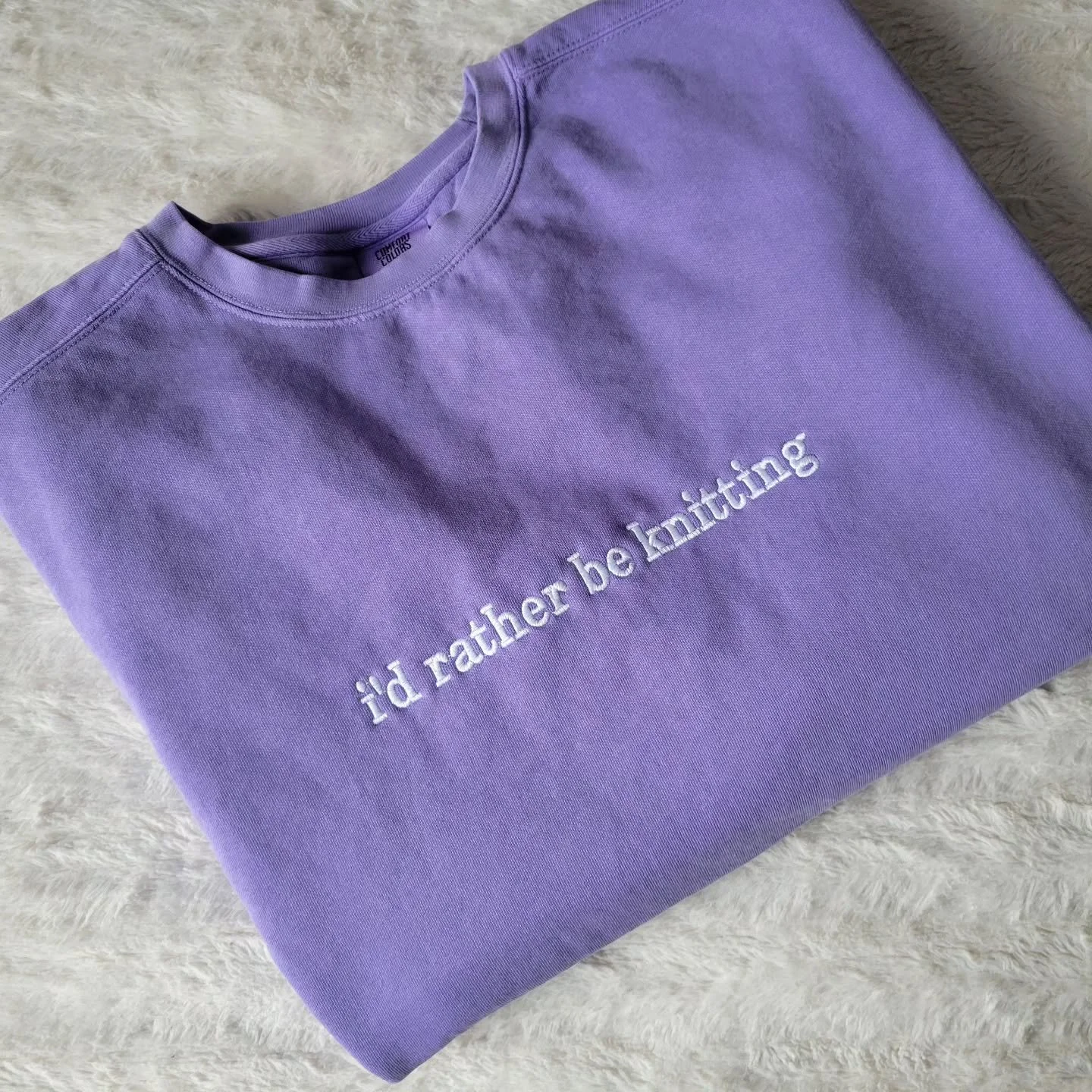 I'd rather be knitting crew necks now available for pre-order! Pre-order ends Sunday, February 8th at 5pm so get your order in while you can!