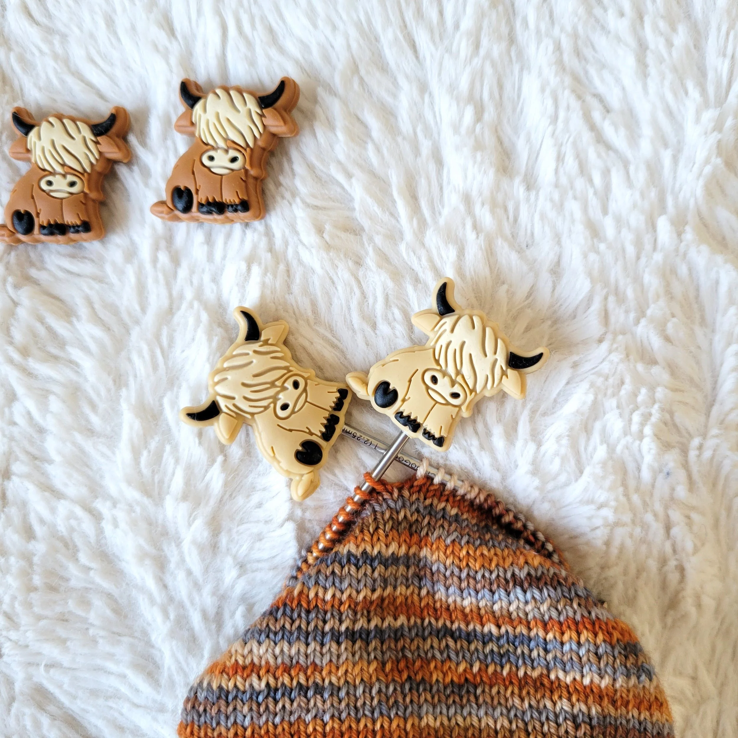 Highland Cow Needle Stoppers