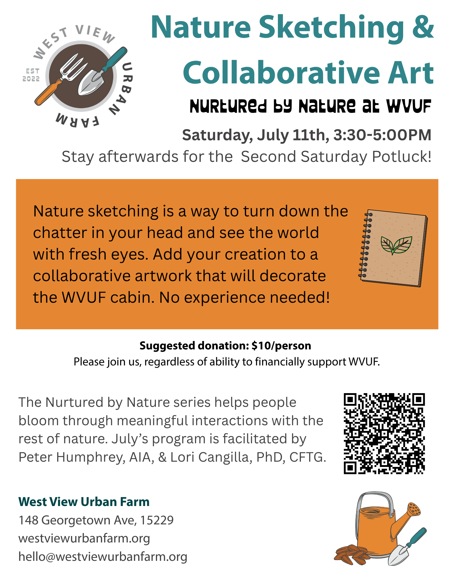 Nature Sketching &amp; Collaborative Art