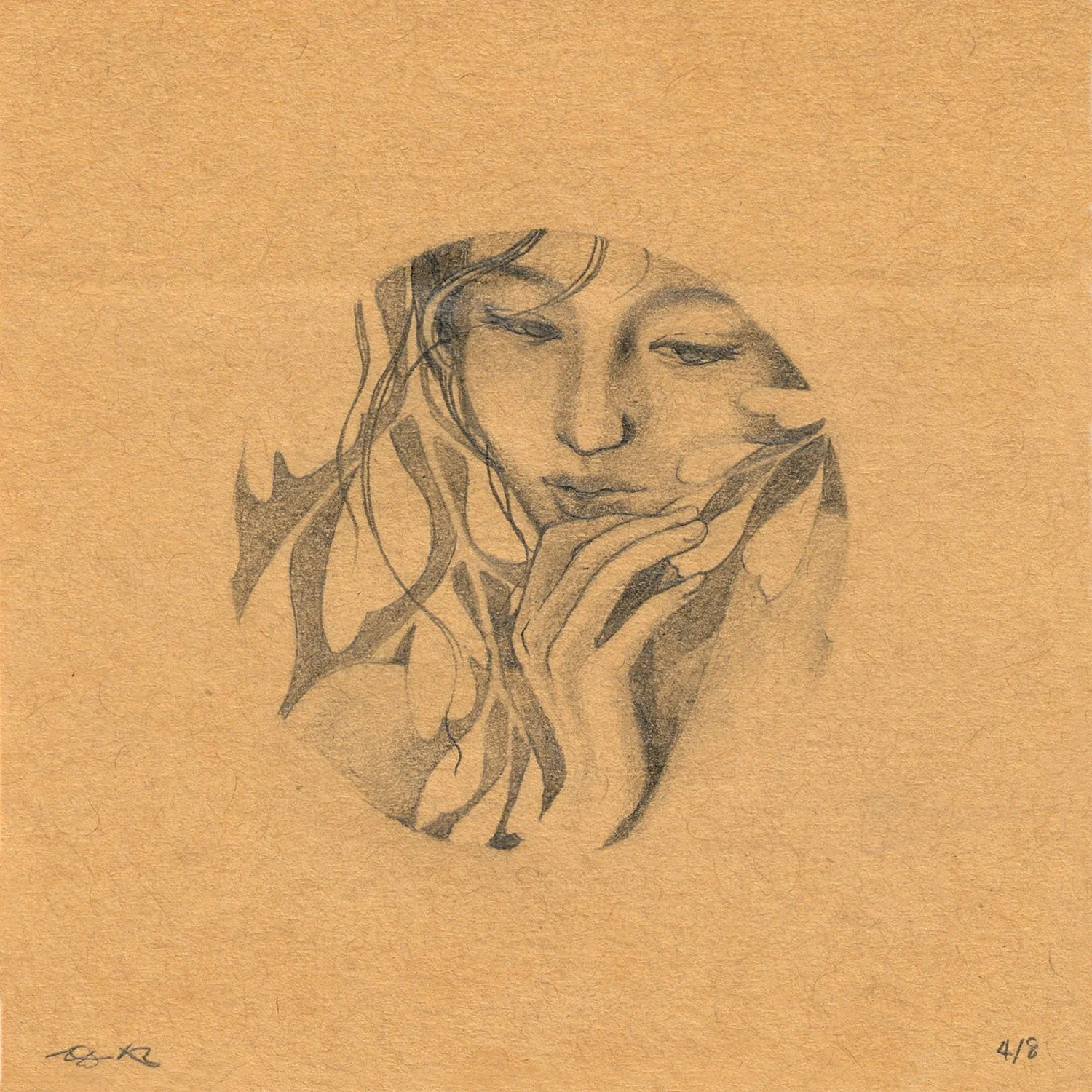 Untitled | pencil on paper | 3x3" •
