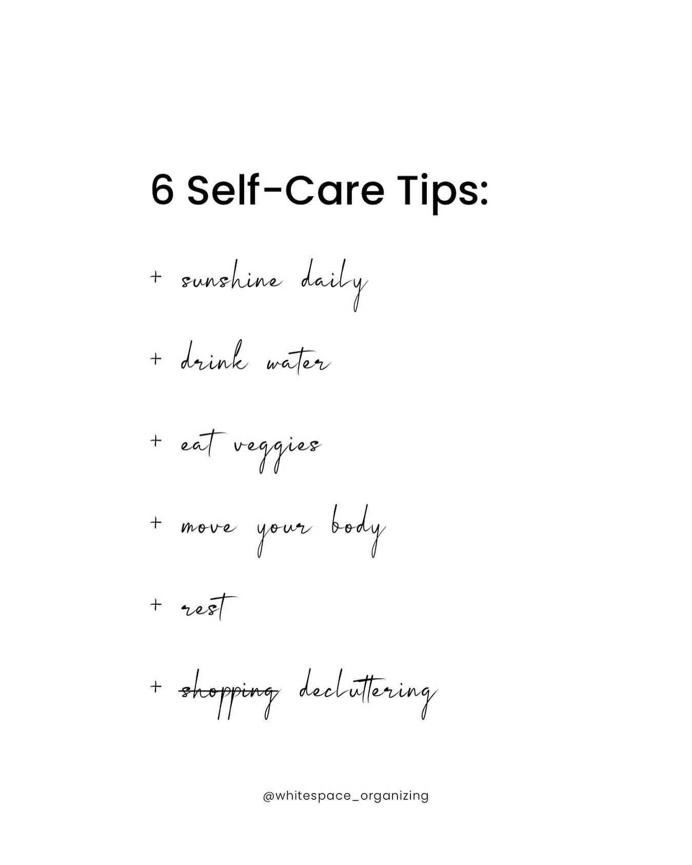 Clearing clutter isn&rsquo;t just for your home. It&rsquo;s a reset for your mind and body too. Have you tried it lately?

#WhiteSpaceOrganizing #ClutterFreeMind #LessStuffMoreCalm #TwinCitiesOrganizer #CalmHome #ProfessionalOrganizer