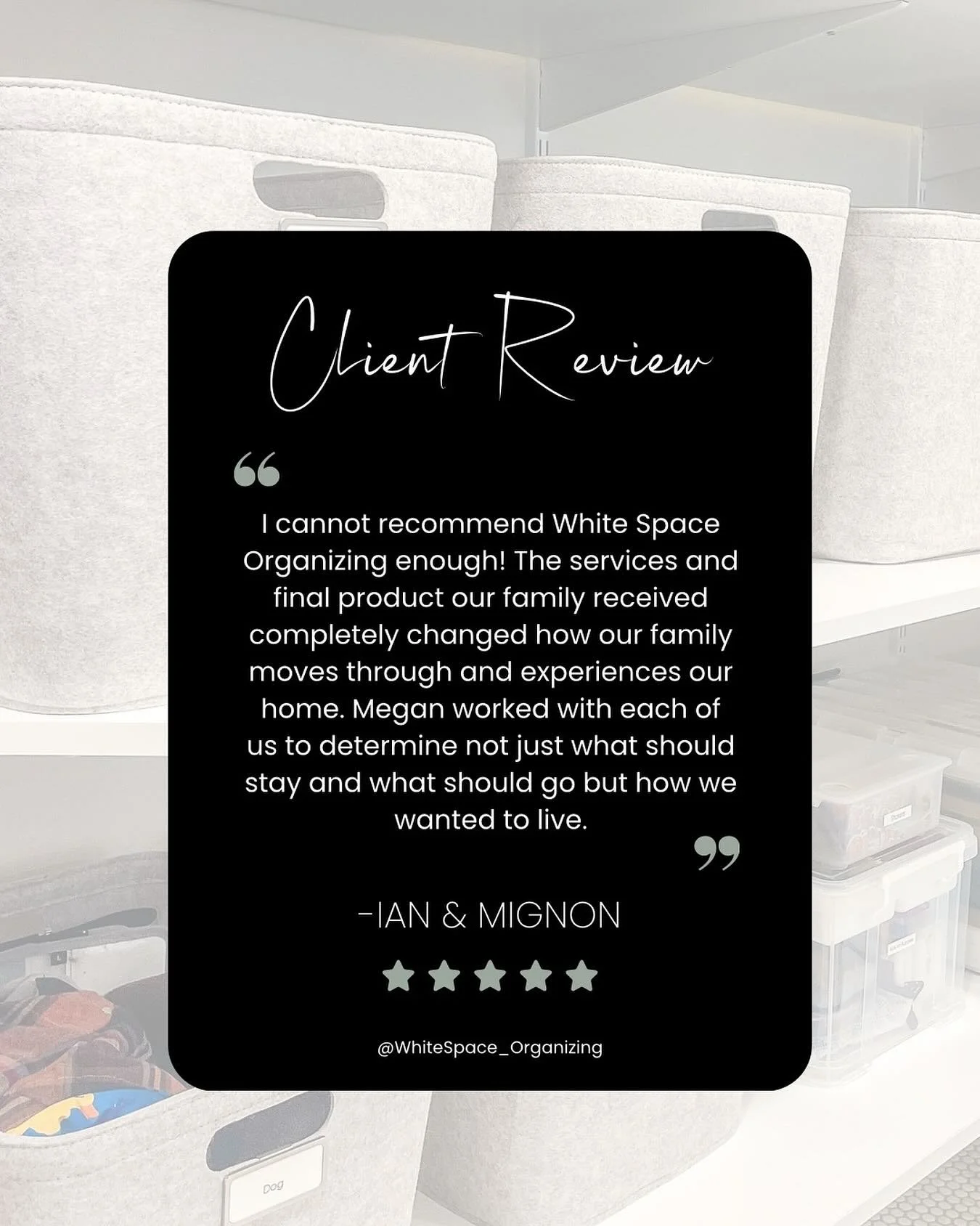 This family did such an incredible job tackling their master closets and laundry/storage space, letting go of what no longer served them and creating room for what does.

The result? Lighter closets, simpler systems, and spaces that actually work for