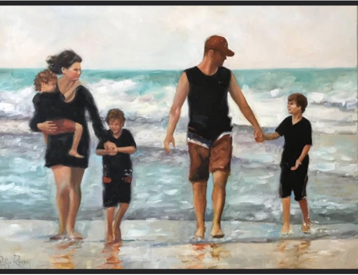Family on the Beach