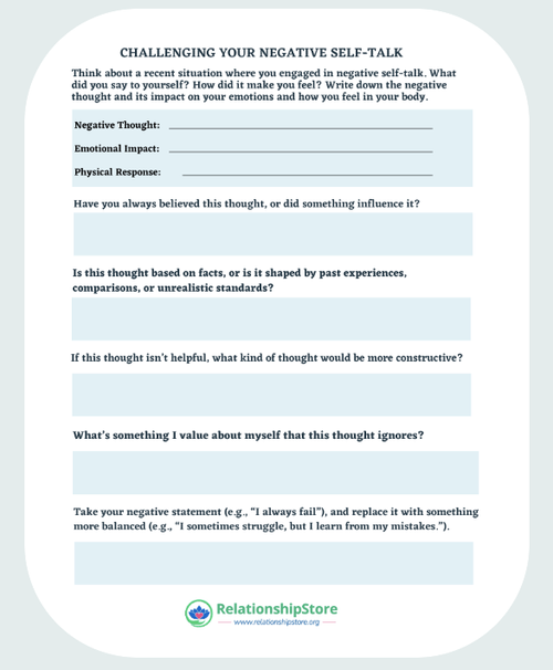 Examples of Negative Self Talk (and How to Correct Them