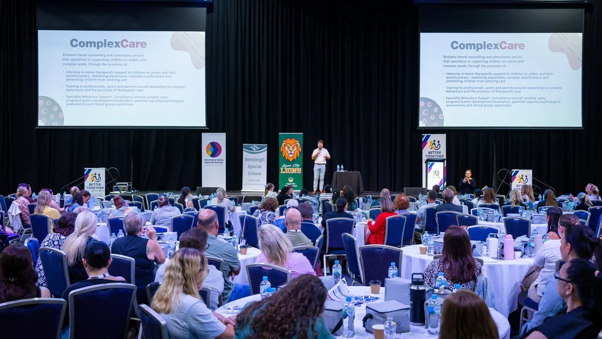 Keynote speaker presenting at Better Together Conference 2026, Brisbane | event photography by Photographer at Large