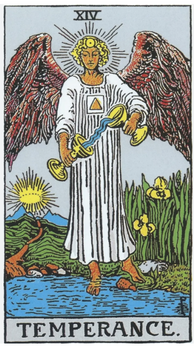 The Temperance Tarot Card and Isis
