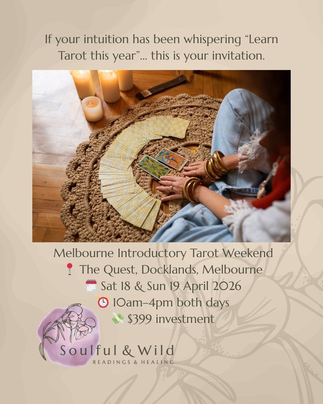 Cut off for enrolments is this Sunday April 12th