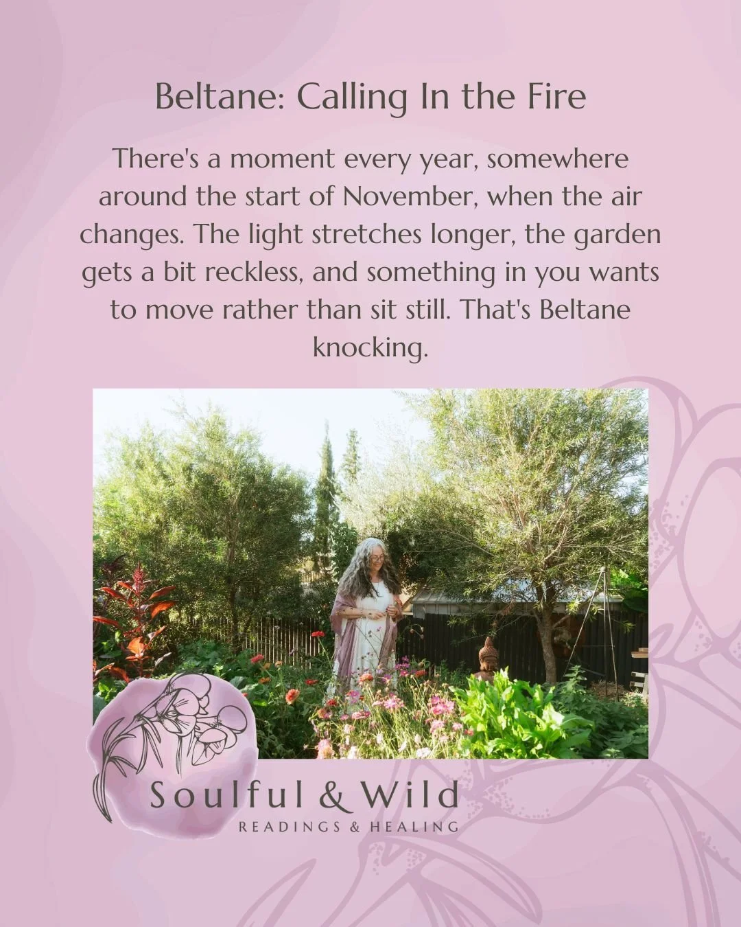 Spring&rsquo;s not easing in anymore. It&rsquo;s in full bloom, and Beltane is here to celebrate it 🌸🔥

Beltane is the old fire festival of high spring, the season&rsquo;s tipping point into summer. It&rsquo;s all about vitality, joy, passion and f