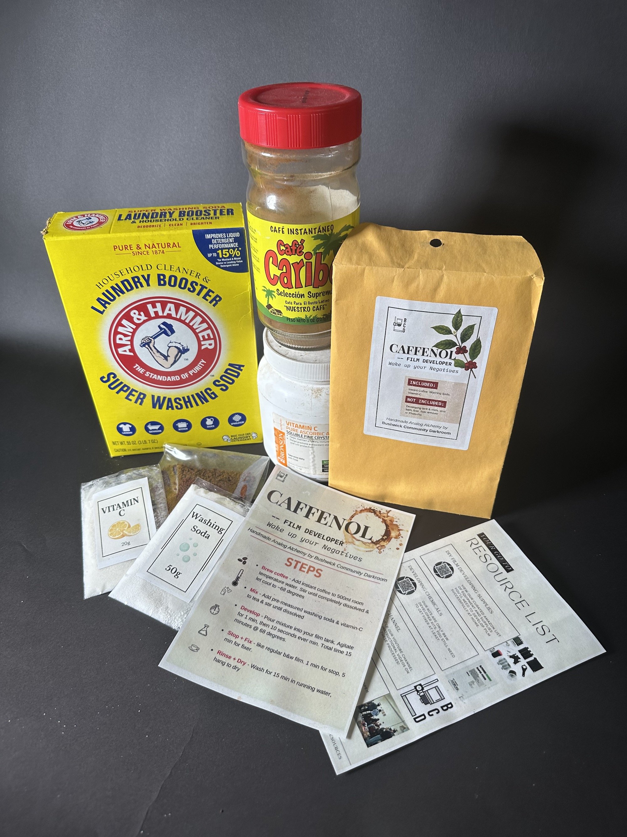 Caffenol! Developing film with coffee