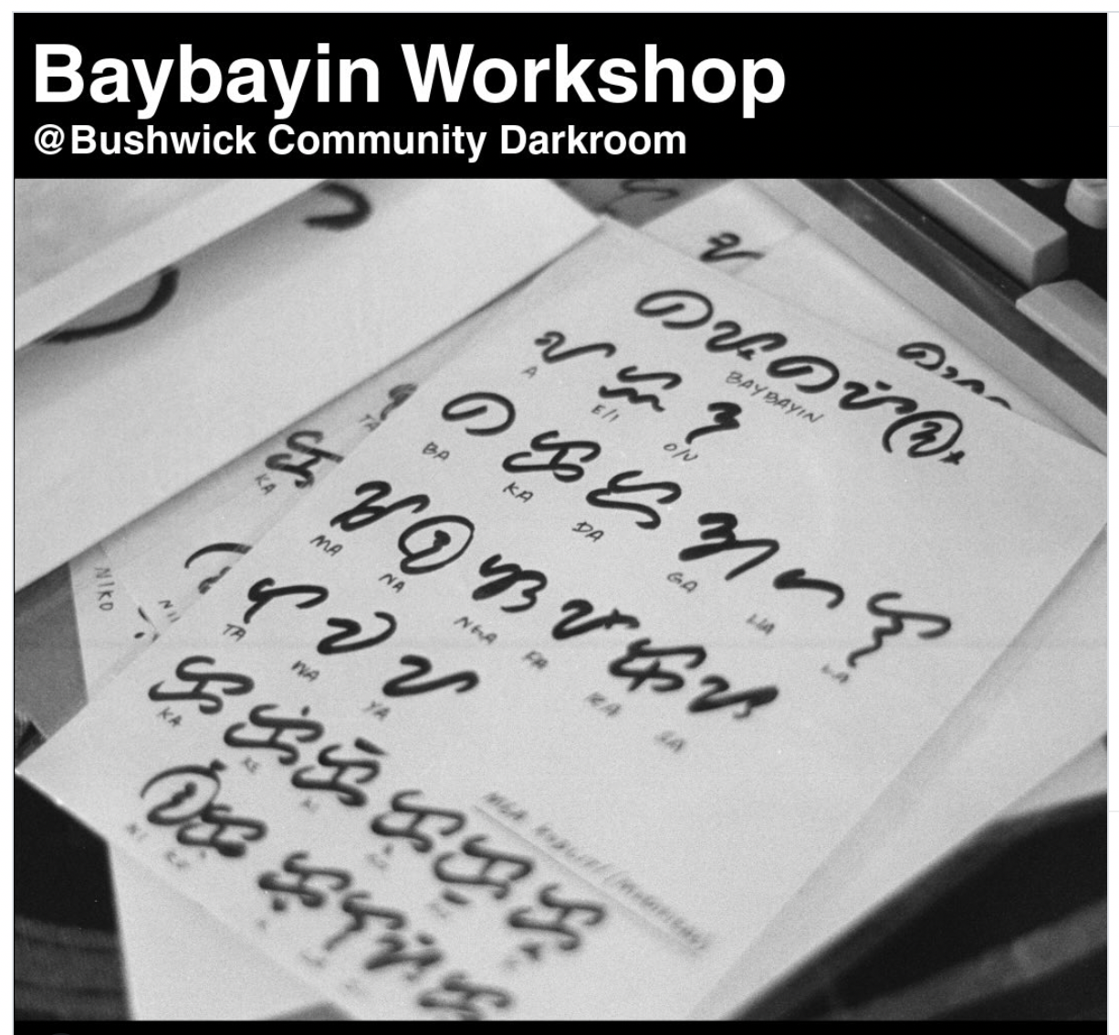 Filipino Arts Workshop by Niko Bronto