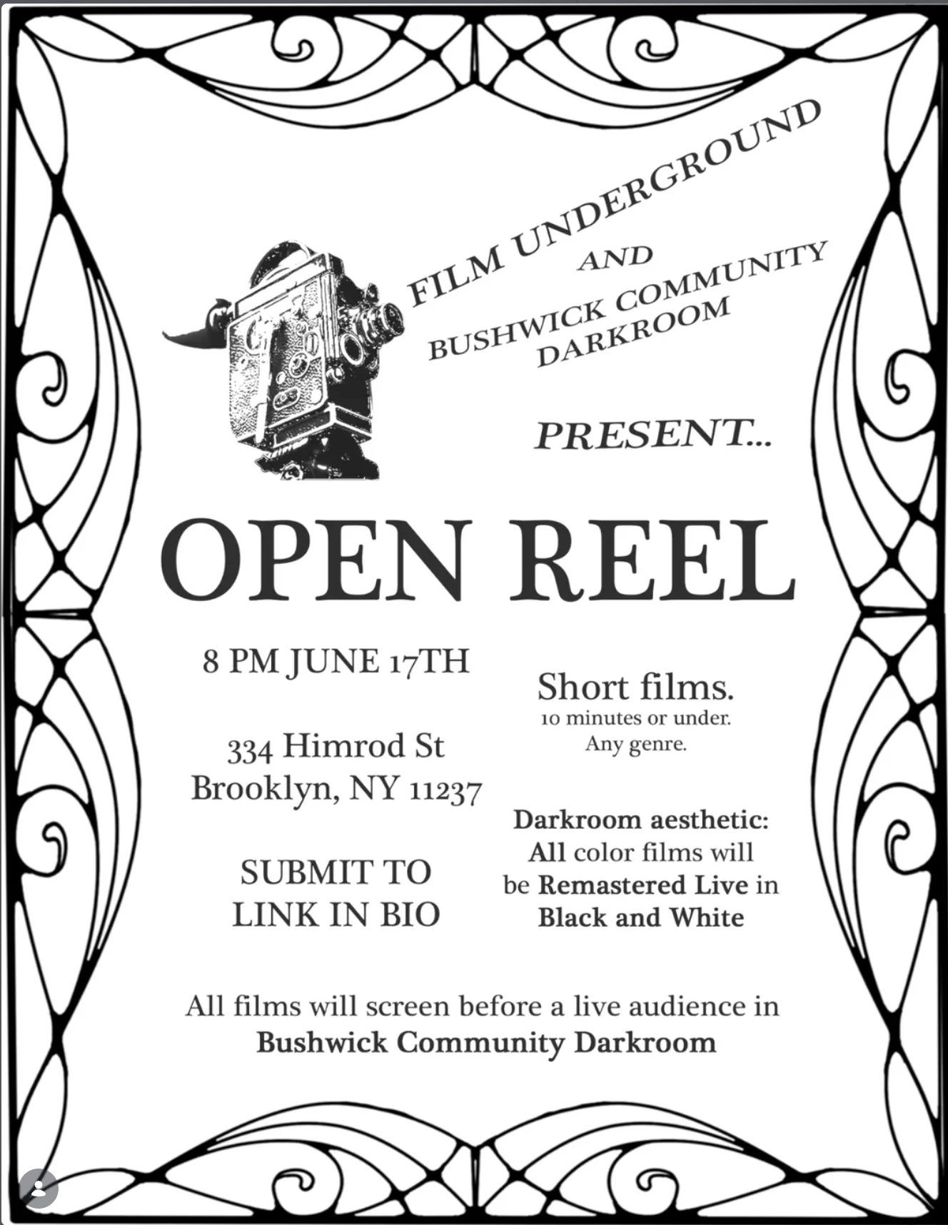 Open Screening w the Film Underground