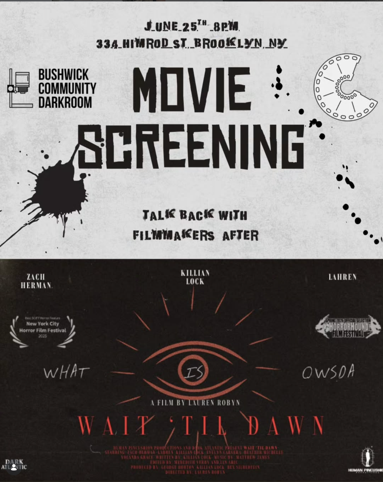 Movie Screening: Wait Till Dawn