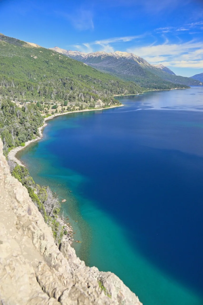 Nice road around the lake
