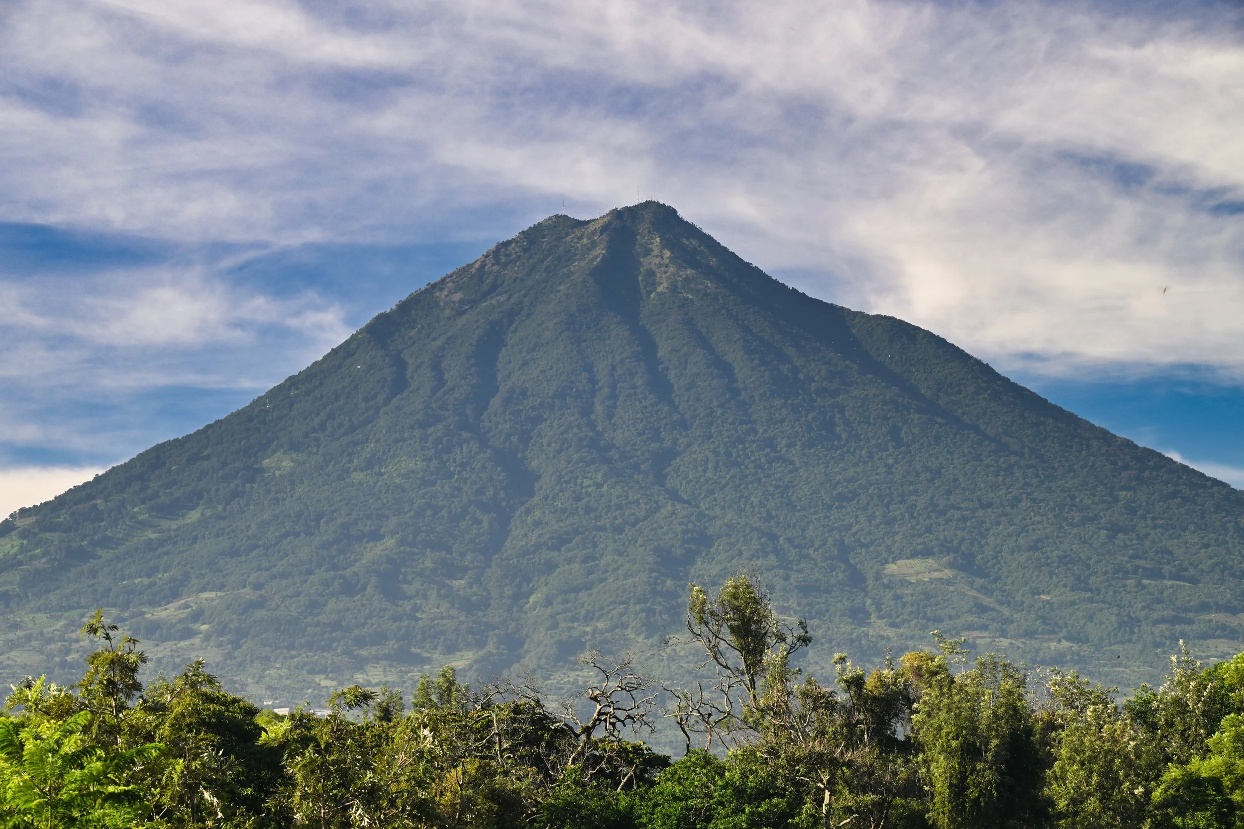 volcano La Agua, view from the school's roof