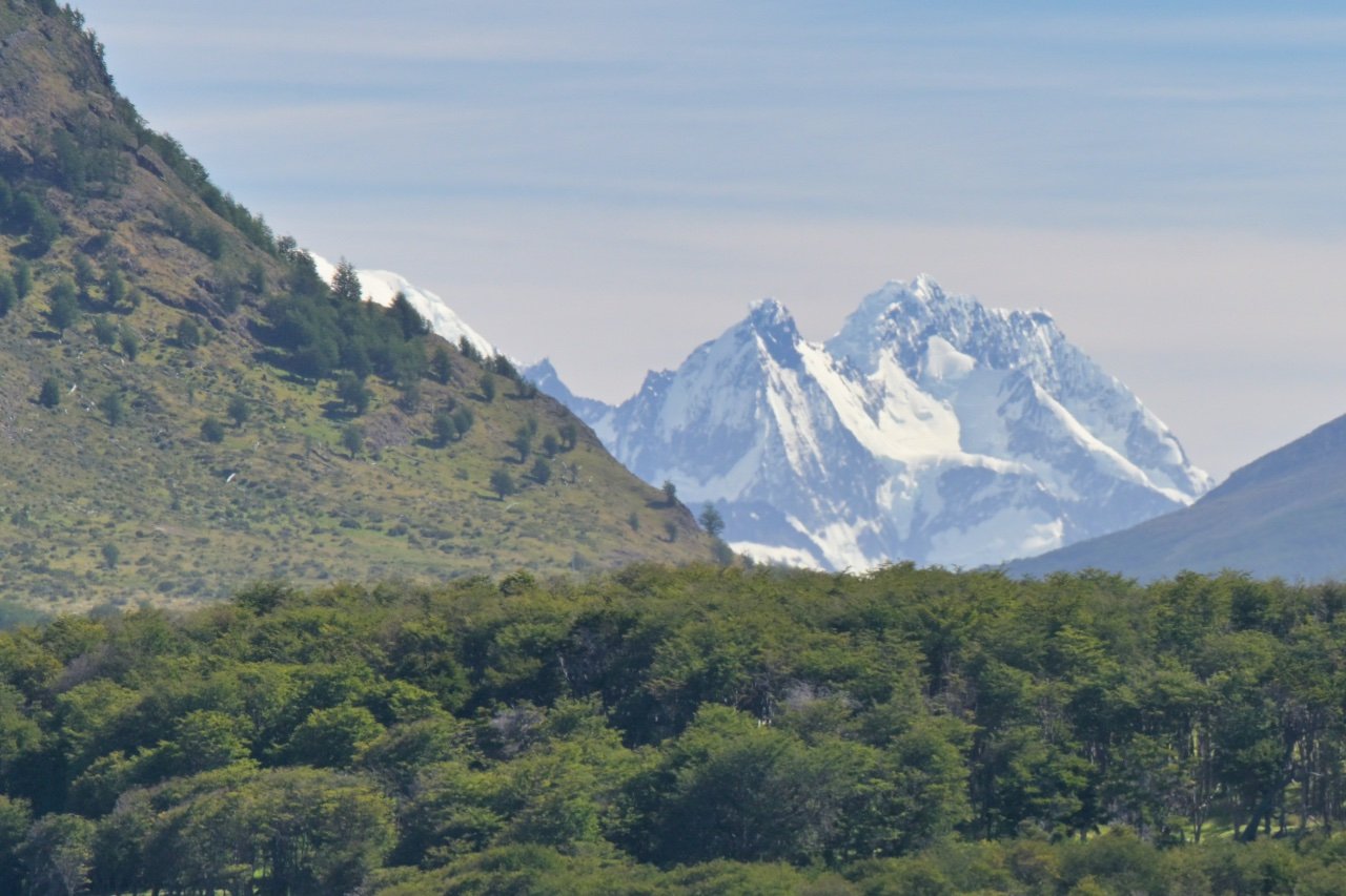  big mountains in the distance