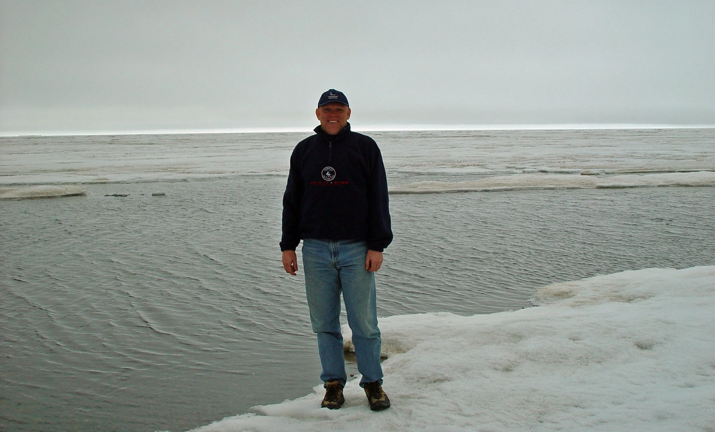 The Arctic Ocean. As far North as you can drive on the Continent: N70°, 400 km North of The Arctic Circle and 2,000 km South of the North Pole. The end of the road or rather, the start